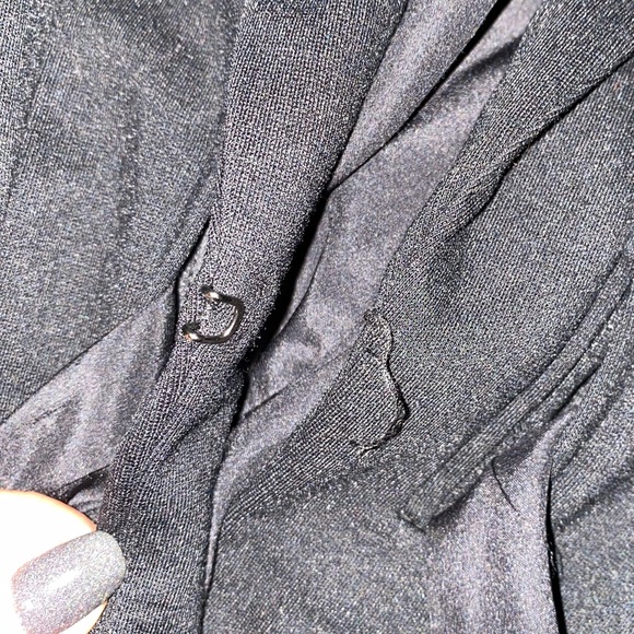 Elizabeth and James Fitted Structured blazer jacket with silk tie around waist - Picture 17 of 17